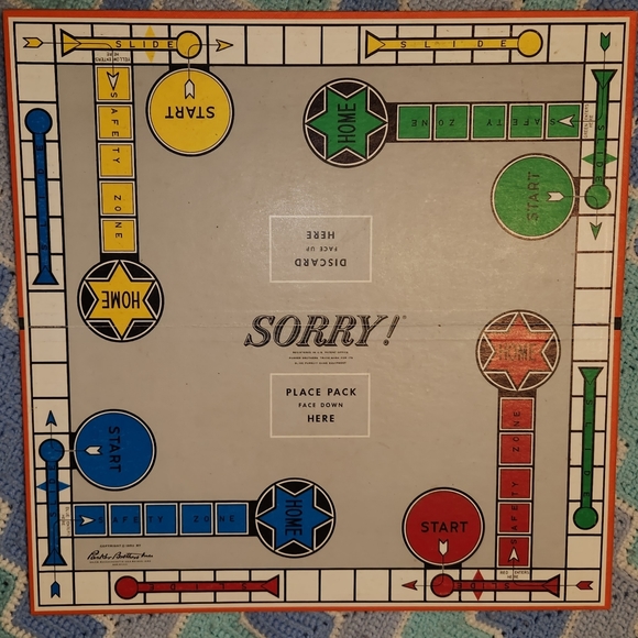 1964 SORRY Board Game - Picture 4 of 13